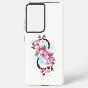 Oneindigheid met Kersenbloesem Bloemen Samsung Galaxy Hoesje