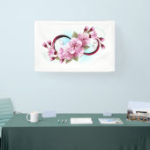 Oneindigheid met Kersenbloesem Bloemen Spandoek (Beurs)