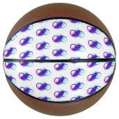 Oneindigheid met Paarse doezelaar Basketbal (Voorkant)