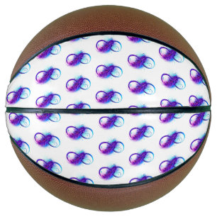 Oneindigheid met Paarse doezelaar Basketbal