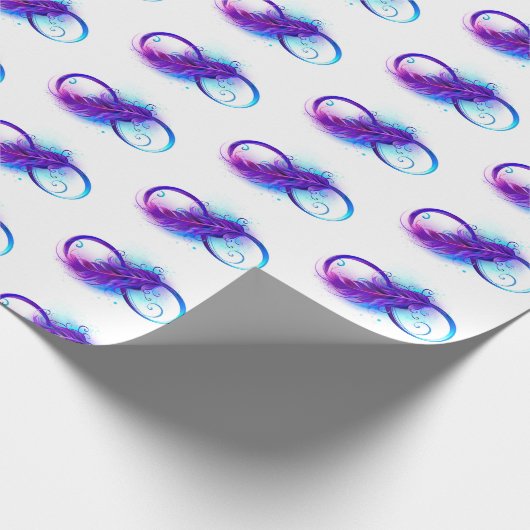 Oneindigheid met Paarse doezelaar Cadeaupapier (Hoek)