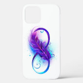 Oneindigheid met Paarse doezelaar Case-Mate iPhone Case (Achterkant)