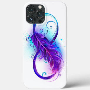 Oneindigheid met Paarse doezelaar Case-Mate iPhone Case