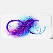 Oneindigheid met Paarse doezelaar Case-Mate iPhone Case (Achterkant (horizontaal))