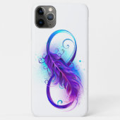 Oneindigheid met Paarse doezelaar Case-Mate iPhone Case (Achterkant)