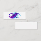 Oneindigheid met Paarse doezelaar Contactkaartje (Voorkant / Achterkant)