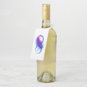 Oneindigheid met Paarse doezelaar Flessenhanger (Schuin)