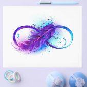 Oneindigheid met Paarse doezelaar Flyer (Enkel)