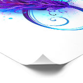 Oneindigheid met Paarse doezelaar Foto Afdruk (Hoek)