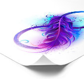 Oneindigheid met Paarse doezelaar Foto Afdruk (Hoek)