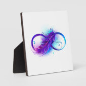 Oneindigheid met Paarse doezelaar Fotoplaat (Voorkant)