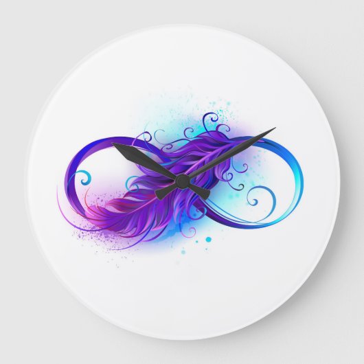 Oneindigheid met Paarse doezelaar Grote Klok (Voorkant)