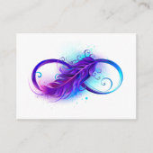 Oneindigheid met Paarse doezelaar Informatiekaartje (Voorkant)