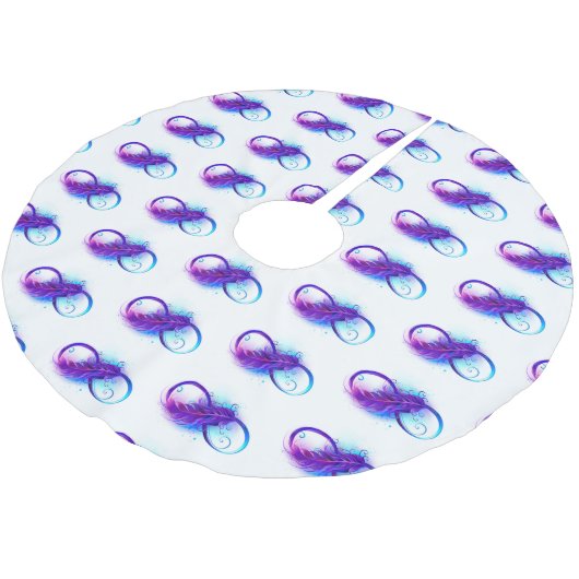 Oneindigheid met Paarse doezelaar Kerstboom Rok (Gekanteld)