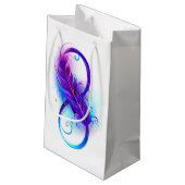 Oneindigheid met Paarse doezelaar Klein Cadeauzakje (Achterkant Gekanteld)