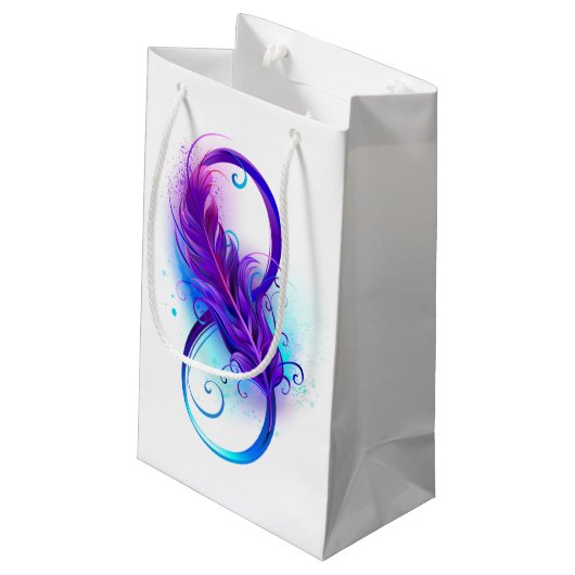 Oneindigheid met Paarse doezelaar Klein Cadeauzakje (Achterkant Gekanteld)