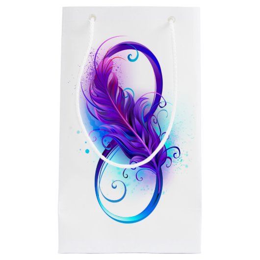 Oneindigheid met Paarse doezelaar Klein Cadeauzakje (Voorkant)