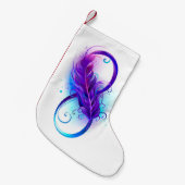 Oneindigheid met Paarse doezelaar Kleine Kerstsok (Voorkant (Hangend))