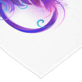 Oneindigheid met Paarse doezelaar Korte Tafelloper (Hoek)