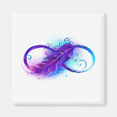 Oneindigheid met Paarse doezelaar Magneet (Voorkant)