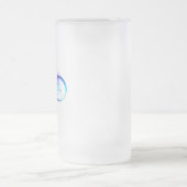 Oneindigheid met Paarse doezelaar Matglas Bierpul (Center)