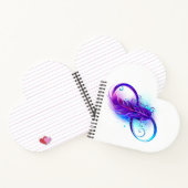 Oneindigheid met Paarse doezelaar Notitieboek (Binnen)