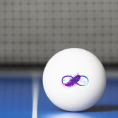 Oneindigheid met Paarse doezelaar Pingpongbal (Net)
