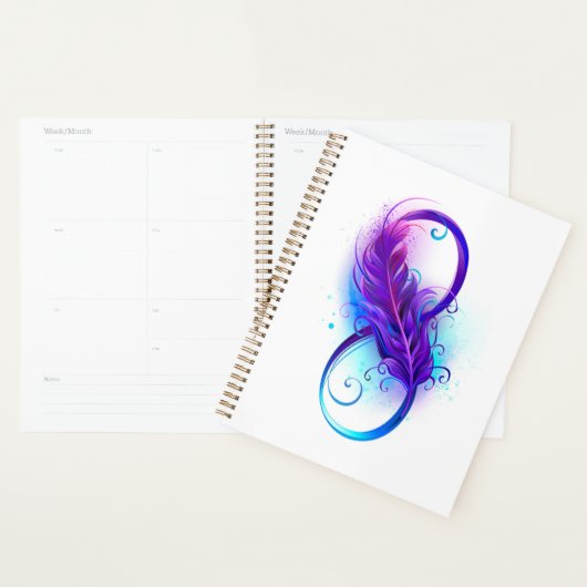 Oneindigheid met Paarse doezelaar Planner (Display)
