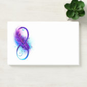 Oneindigheid met Paarse doezelaar Post-it® Notes (Kantoor)
