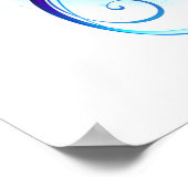 Oneindigheid met Paarse doezelaar Poster (Hoek)