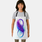 Oneindigheid met Paarse doezelaar Schort (Insitu)