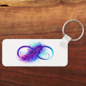 Oneindigheid met Paarse doezelaar Sleutelhanger (Voorkant)