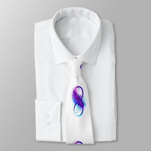 Oneindigheid met Paarse doezelaar Stropdas (Gebonden)