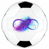 Oneindigheid met Paarse doezelaar Voetbal (Voorkant)