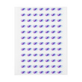 Oneindigheid met paarse veer (Vel)