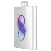 Oneindigheid met paarse veer flacon (Links)