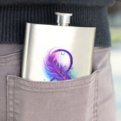 Oneindigheid met paarse veer flacon (Voorbeeld)