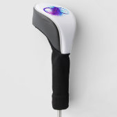 Oneindigheid met Paarse Veer Golfheadcover (Schuin)