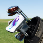 Oneindigheid met paarse veer golfheadcover (Insitu)