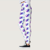 Oneindigheid met paarse veer leggings (Links)
