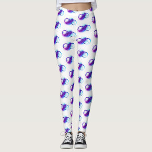Oneindigheid met Paarse Veer Leggings