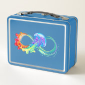 Oneindigheid met regenboogkwal (Achterkant)