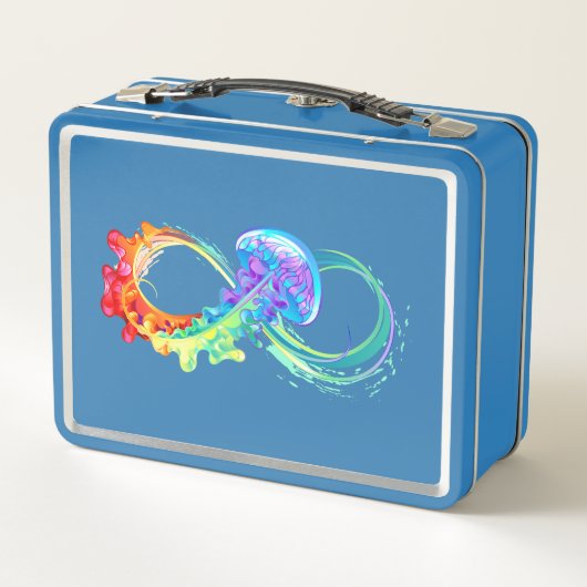 Oneindigheid met regenboogkwal (Achterkant)