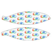 Oneindigheid met regenboogkwal basketbal (Panelen)