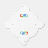 Oneindigheid met regenboogkwal bedankdoosjes (Uitgevouwen)