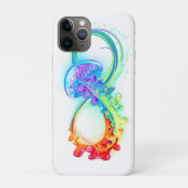 Oneindigheid met regenboogkwal Case-Mate iPhone case (Achterkant)