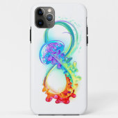 Oneindigheid met regenboogkwal Case-Mate iPhone case (Achterkant)