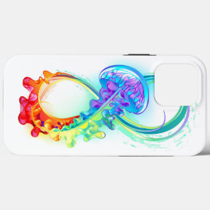 Oneindigheid met regenboogkwal Case-Mate iPhone case