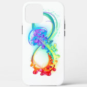 Oneindigheid met regenboogkwal Case-Mate iPhone case (Achterkant)