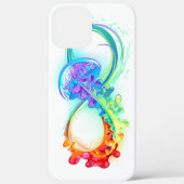 Oneindigheid met Regenboogkwal Case-Mate iPhone Case (Achterkant)